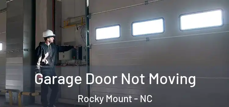  Garage Door Not Moving Rocky Mount - NC