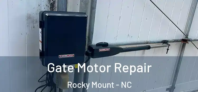 Gate Motor Repair Rocky Mount - NC