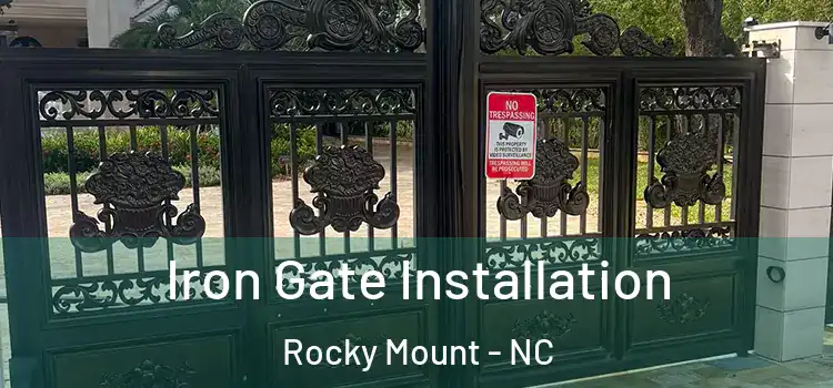 Iron Gate Installation Rocky Mount - NC