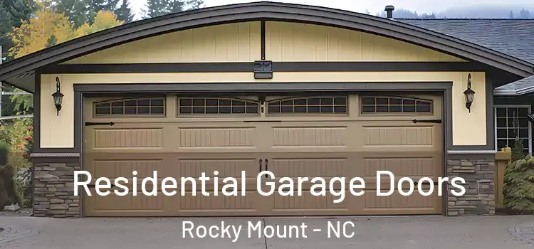  Residential Garage Doors Rocky Mount - NC